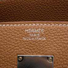 Load image into Gallery viewer, HERMES HAUT A COURROIES Gold Togo Leather Size 40
