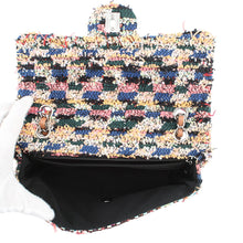 Load image into Gallery viewer, CHANEL Matelasse Shoulder Bag Multicolor Tweed Leather Size 25
