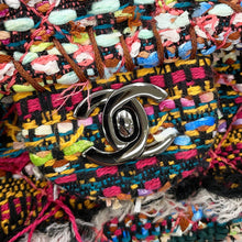 Load image into Gallery viewer, CHANEL Matelasse Shoulder Bag Multicolor Tweed Leather Size 25
