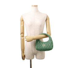 将图像加载到图库查看器中，MIUMIU Wonder Matelassé 2WAY Hobo Bag Salvia Green5BC125_N88_F0092_V_OOY Nappa Leather
