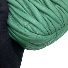 将图像加载到图库查看器中，MIUMIU Wonder Matelassé 2WAY Hobo Bag Salvia Green5BC125_N88_F0092_V_OOY Nappa Leather
