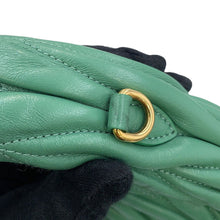 将图像加载到图库查看器中，MIUMIU Wonder Matelassé 2WAY Hobo Bag Salvia Green5BC125_N88_F0092_V_OOY Nappa Leather

