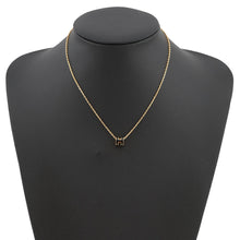 Load image into Gallery viewer, HERMES Pop Ash Necklace Size Mini Black Gold Plated Lacquer
