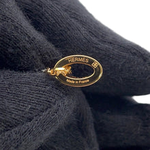 Load image into Gallery viewer, HERMES Pop Ash Necklace Size Mini Black Gold Plated Lacquer
