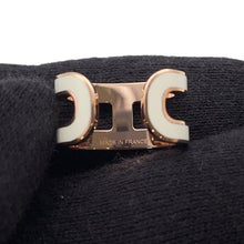 Load image into Gallery viewer, HERMES Pop Ash Ear Cuff White Gold Plated Lacquer
