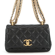 CHANEL Matelasse ChainShoulder BlackAS4972-B17320-94305 Lambskin Size Mini