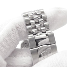 将图像加载到图库查看器中，ROLEX Datejust W36mm Stainless Steel K18WG Mint Green Dial126234
