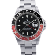 Load image into Gallery viewer, ROLEX GMT MasterII W40mm Stainless Steel Black Dial16710
