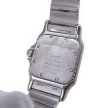 Load image into Gallery viewer, CARTIER Santos Garbe SM H35.5mm x W23.5mm Stainless Steel K18YG Ivory DialW20012C4
