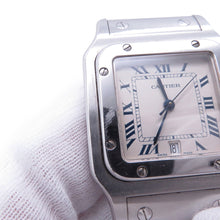 Load image into Gallery viewer, CARTIER Santos Galve LM H41mm×W29mm Stainless Steel Ivory DialW20018D6
