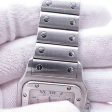 Load image into Gallery viewer, CARTIER Santos Galve LM H41mm×W29mm Stainless Steel Ivory DialW20018D6
