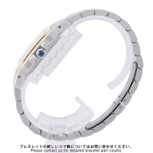 将图像加载到图库查看器中，CARTIER Santos Galve LM W41mm×29mm Stainless Steel K18YG Silver DialW20058C4
