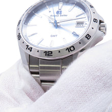 Load image into Gallery viewer, SEIKO Grand Seiko 9F Quartz GMT, Sogo Chiba Store Limited Edition, Limited to 55 Pieces W39mm Stainless Steel Ice blue DialSBGN015
