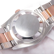 将图像加载到图库查看器中，ROLEX Datejust W36mm Stainless Steel K18PG Pink Dial116201
