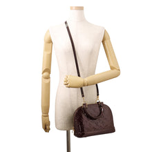 将图像加载到图库查看器中，LOUIS VUITTON Alma AmaranteM91678 Monogram Vernis Leather Size BB
