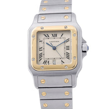 Load image into Gallery viewer, CARTIER Santos Galve LM H41mm×W29mm Stainless Steel K18YG Ivory DialW20011C4
