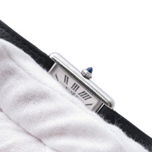 Load image into Gallery viewer, CARTIER tank mast LM H33.7mmxW25.5mm Stainless Steel Leather Silver DialWSTA0041

