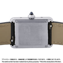 Load image into Gallery viewer, CARTIER tank mast SM H29.5mm×W22mm Stainless Steel Leather Silver DialWSTA0042
