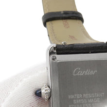 Load image into Gallery viewer, CARTIER tank mast SM H29.5mm×W22mm Stainless Steel Leather Silver DialWSTA0042
