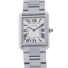 Load image into Gallery viewer, CARTIER Tank Solo H34.8mm×W27.4mm Stainless Steel Silver DialW5200014
