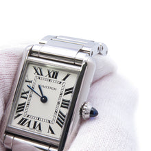 Load image into Gallery viewer, CARTIER tank mast SM H29.5mm×W22mm Stainless Steel Silver DialWSTA0051
