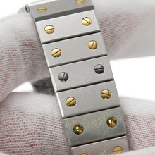 Load image into Gallery viewer, CARTIER Santos Octagon LM W30mm Stainless Steel K18YG Ivory DialW2001583/187902
