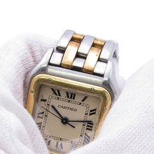 Load image into Gallery viewer, CARTIER PANTHERE2 Low MM H26.8mm×W26.5mm Stainless Steel K18YG Ivory DialW25028B6

