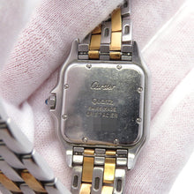 Load image into Gallery viewer, CARTIER PANTHERE2 Low MM H26.8mm×W26.5mm Stainless Steel K18YG Ivory DialW25028B6
