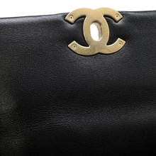 Load image into Gallery viewer, CHANEL CHANEL19 CHANEL19 Matelasse Shoulder Bag BlackAS1161 Shiny Lambskin
