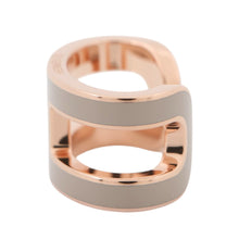 Load image into Gallery viewer, HERMES Pop Ash Ear Cuff Etoupe Gold Plated Lacquer
