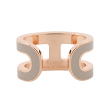 Load image into Gallery viewer, HERMES Pop Ash Ear Cuff Etoupe Gold Plated Lacquer
