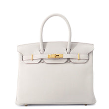 Load image into Gallery viewer, HERMES Birkin Pearl Grey Togo Leather Size 30
