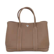 HERMES Garden Party Etoupe Negonda Leather Size TPM