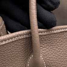 将图像加载到图库查看器中，HERMES Garden Party Etoupe Negonda Leather Size TPM
