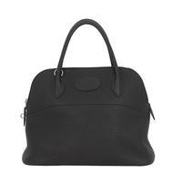 HERMES Bolide Black Fjord Leather Size 31