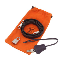 Load image into Gallery viewer, HERMES Kelly Sellier Cassis Chevre LeatherChevre Coromandel Goatskin Size 35
