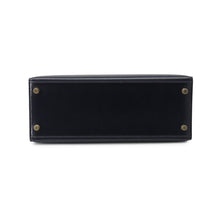将图像加载到图库查看器中，HERMES Kelly Sellier Navy Box Calf Leather Size 28

