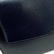 将图像加载到图库查看器中，HERMES Kelly Sellier Navy Box Calf Leather Size 28
