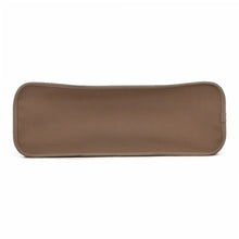 将图像加载到图库查看器中，HERMES Cabag Elan Etoupe/Yellow Toile Officier Leather Size PM
