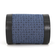 Load image into Gallery viewer, BVLGARI Logomania B.Zero1 Handbag Navy/Black Denim Leather
