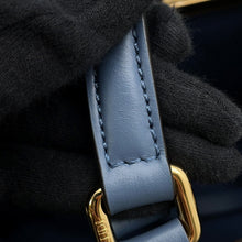 Load image into Gallery viewer, FENDI Zucca X Tote Blue8BH374 Canvas Calf Leather Size Medium
