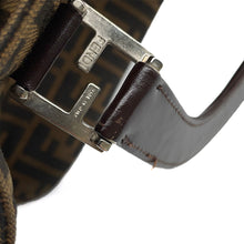 将图像加载到图库查看器中，FENDI Zucca Handbag Khaki/Brown26693 Canvas Leather
