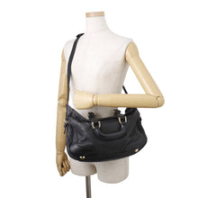 将图像加载到图库查看器中，FENDI 2wayBag Black8BR529 Leather

