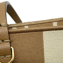 Load image into Gallery viewer, FENDI Pecan Roll Reversible Tote Brown/Beige8BH425 Canvas Leather Size Large
