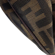 将图像加载到图库查看器中，FENDI Zucca Tote Bag Khaki8BH156 Canvas Leather
