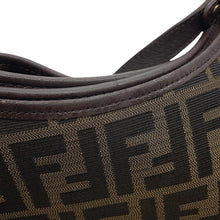 将图像加载到图库查看器中，FENDI Zucca Tote Bag Khaki8BH156 Canvas Leather
