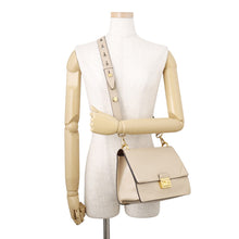 将图像加载到图库查看器中，FENDI CanYou 2-way Bag Beige8BT313 Leather
