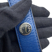 将图像加载到图库查看器中，FENDI By the Way Handbag Blue8BL124 Leather Size Medium
