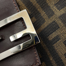 将图像加载到图库查看器中，FENDI Zucca Shoulder Bag Khaki26728 Canvas Leather
