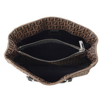 Load image into Gallery viewer, FENDI Zucchino Handbag Brown8BH018 Canvas Leather
